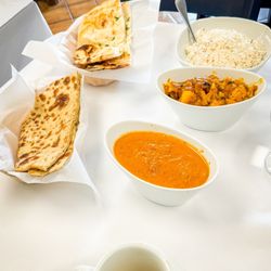 The Spice - Garlic Naan, Allo Paratha, Aloo Ghobi, Malai Kofta