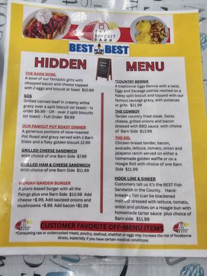 Menu photo 2 The Biscuit Barn Crystal River, FL Menu photo 2 The Biscuit Barn Crystal River, FL