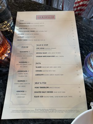 Menu photo 4 Mentone Aptos, CA