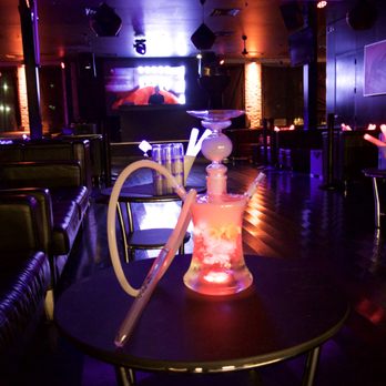Hookah Social - a hookah in a dimly lit bar - Hookah Bars Near Me - Austin, Texas