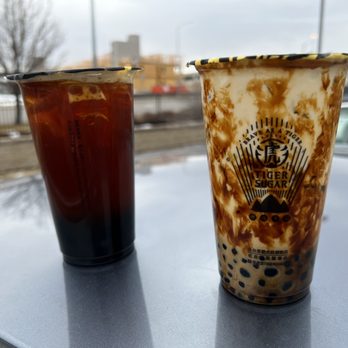 Tiger Sugar - Two delicious Boba Teas! - Bubble Tea Near Me - Aurora, Colorado Tiger Sugar - Two delicious Boba Teas! - Bubble Tea Near Me - Aurora, Colorado