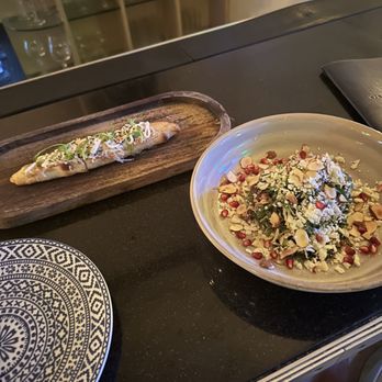 Byblos Miami - Pide and kale salad - Mediterranean Near Me - Miami Beach, Florida