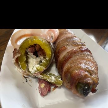 Orange Pig Smokehouse - Texas Twinkie w/brisket & cream cheese. - Caterers Near Me