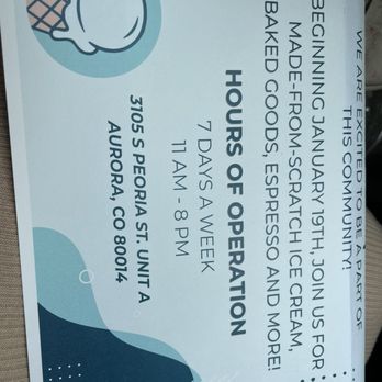 Darlene's Ice Cream - Brochure - Ice Cream & Frozen Yogurt Near Me - Aurora, Colorado