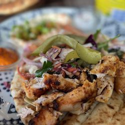 Comptoir Libanais - Open wrap chicken