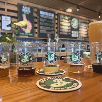 The Brooklyn Brewery - 4/16/26 FYI. Round one. And my tasters. - Breweries Near Me - Brooklyn, New York