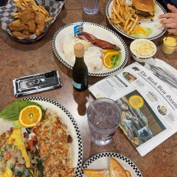 Black Bear Diner Cypress - Chicken Strips (1210-1420 cal) Cheeseburger Basket (1020 cal) Classic French Toast (780 cal) - Diners Near Me - Jersey Village, Texas Black Bear Diner Cypress - Chicken Strips (1210-1420 cal) Cheeseburger Basket (1020 cal) Classic French Toast (780 cal) - Diners Near Me - Jersey Village, Texas