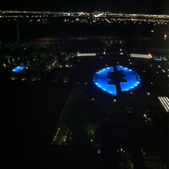 M Resort - Night view of pool & Strip - Hotels Near Me - Henderson, Nevada