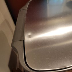 24/7 Moving - Dents in my electric stainless steel can.