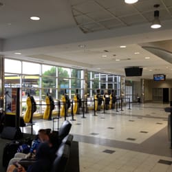 Empty kiosks