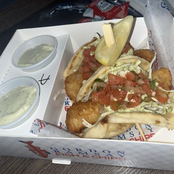 Gordon Ramsay Fish & Chips - Fishwich Combo - comes with fries. - Fish & Chips Near Me - Orlando, Florida