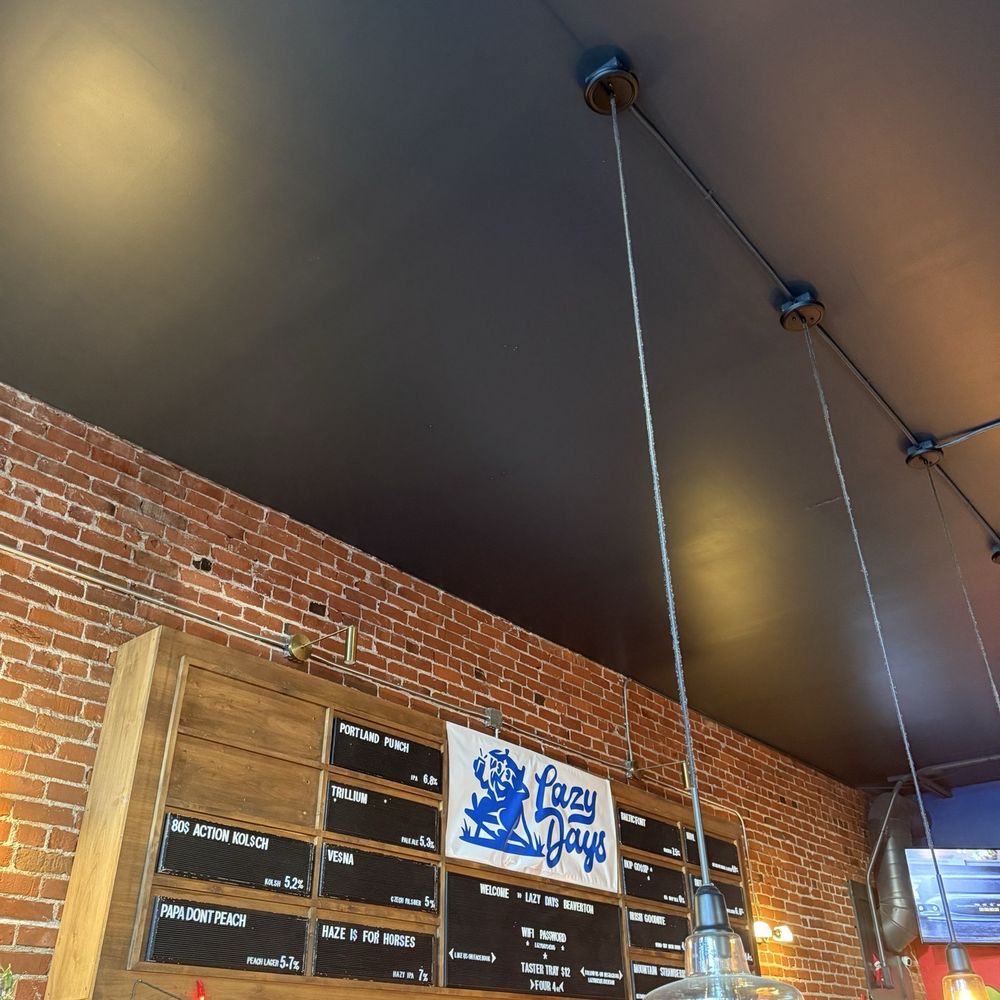 Lazy Days Brewing  - Interior / what's on tap - June 2025 - Breweries Near Me - Beaverton, Oregon