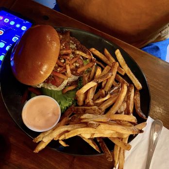 Trailhead Public House & Eatery - Bruschetta burger - Burgers Near Me - Moab, Utah Trailhead Public House & Eatery - Bruschetta burger - Burgers Near Me - Moab, Utah
