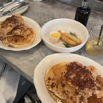Jacob's Pickles - Chicken & Pancakes - Comfort Food Near Me - New York, New York