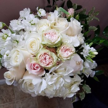 The Joyful Rose Floral Design - Bridal bouquet for blush themed wedding in Yountville, California at Vintners Golf Course... - Floral Designers Near Me The Joyful Rose Floral Design - Bridal bouquet for blush themed wedding in Yountville, California at Vintners Golf Course... - Floral Designers Near Me