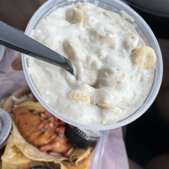 Seasurf Fish Co - Fisherman's Wharf Clam Chowder large - Seafood Near Me - Del Mar, California Seasurf Fish Co - Fisherman's Wharf Clam Chowder large - Seafood Near Me - Del Mar, California