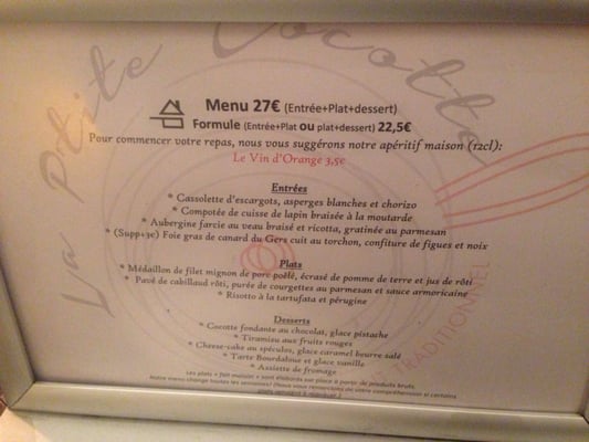 Menu photo 2 La P'tite Cocotte Nice, 06