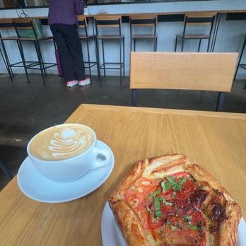 Fox In the Snow Cafe - Got a brown sugar latte and an out of this world tomato tart - Coffee & Tea Near Me - Columbus, Ohio
