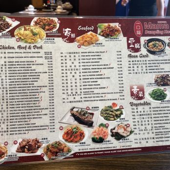 Mama Lu’s Dumpling House - Menu Dec 2023 - Chinese Near Me - Pasadena, California