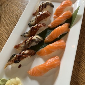 The Garden At Ditmas - Unagi Eel 5 piece & Salmon 5 piece - Ramen Near Me - Brooklyn, New York The Garden At Ditmas - Unagi Eel 5 piece & Salmon 5 piece - Ramen Near Me - Brooklyn, New York