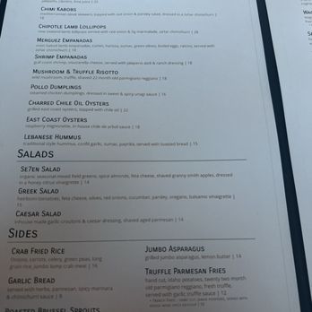 Se7en - Menu - May 2024 - Asian Fusion Near Me - Houston, Texas