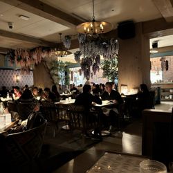 AMBAR Restaurant, Chicago - Evening interior ambiance