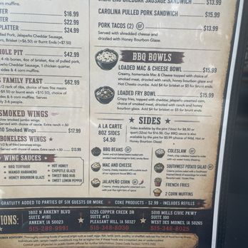 Bubbies BBQ - Menu - Barbeque Near Me - West Des Moines, Iowa Bubbies BBQ - Menu - Barbeque Near Me - West Des Moines, Iowa