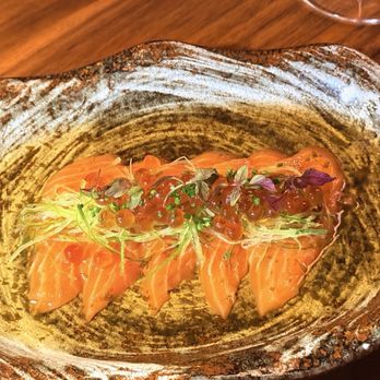 Minoru - Salmon carpaccio - Japanese Near Me - Montclair, New Jersey Minoru - Salmon carpaccio - Japanese Near Me - Montclair, New Jersey