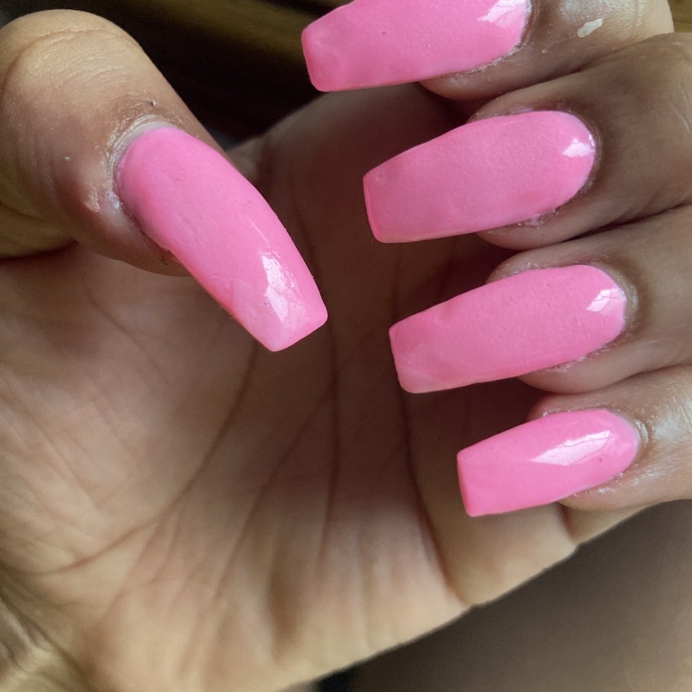 Jade Nail Spa - There are little slightly off colored blobs on my thumb and ring finger from where she messed up and quickly tried to fix the problem. - Nail Salons Near Me - Lewisville, Texas Jade Nail Spa - There are little slightly off colored blobs on my thumb and ring finger from where she messed up and quickly tried to fix the problem. - Nail Salons Near Me - Lewisville, Texas