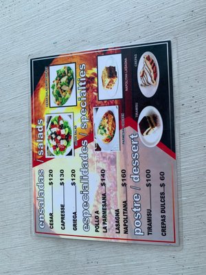 Menu photo 2 La Palapa Cancún, ROO Menu photo 2 La Palapa Cancún, ROO