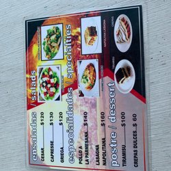 La Palapa - Special menu