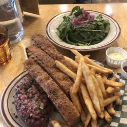 Verdun Beef - Steak tartare, fries and salad