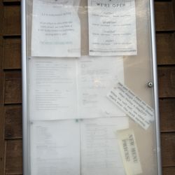 Village Pizza - Menu Board