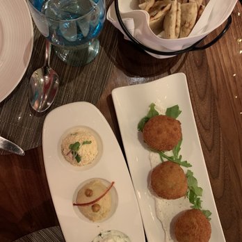 Nerai - Spread Platter, Zucchini Fritters - Greek Near Me - New York, New York Nerai - Spread Platter, Zucchini Fritters - Greek Near Me - New York, New York