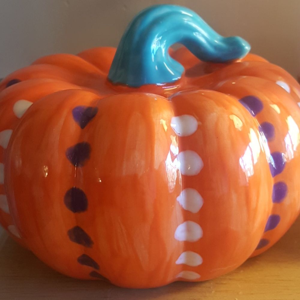 Color Me Mine - My pumpkin painted 10/7/18. - Paint-Your-Own Pottery Near Me - Alameda, California Color Me Mine - My pumpkin painted 10/7/18. - Paint-Your-Own Pottery Near Me - Alameda, California
