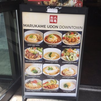 Marugame Udon - Menu at marukame udon - Japanese Near Me - Honolulu, Hawaii