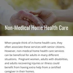 What is Non-Medical Home Health Care