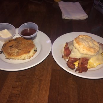 Momma's - Bacon, Egg and Cheese biscuit and a chocolate chip pancake - Dive Bars Near Me - Memphis, Tennessee Momma's - Bacon, Egg and Cheese biscuit and a chocolate chip pancake - Dive Bars Near Me - Memphis, Tennessee
