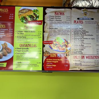 Mami's Mexican Grill | Eugene Mexican Restaurant - Menu 6/10/25 - Mexican Near Me - Eugene, Oregon