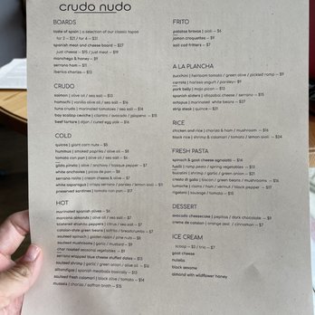 crudo nudo - Menu - Cocktail Bars Near Me - Norfolk, Virginia crudo nudo - Menu - Cocktail Bars Near Me - Norfolk, Virginia