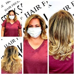 Hair Freak - Another amazing job by our top of the line stylist Hanna Abayeva. Check out these beautiful before and after transformation pictures!!