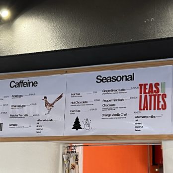 Flying Roadrunner Bakery - Menu - Coffee & Tea Near Me - Albuquerque, New Mexico