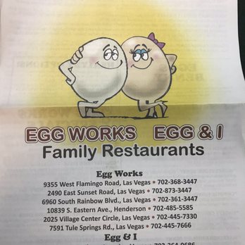 Egg Works - Menu - Breakfast & Brunch Near Me - Las Vegas, Nevada Egg Works - Menu - Breakfast & Brunch Near Me - Las Vegas, Nevada
