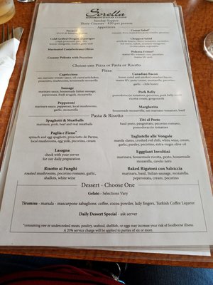 Menu photo 4 Sorella Newport, OR Menu photo 4 Sorella Newport, OR
