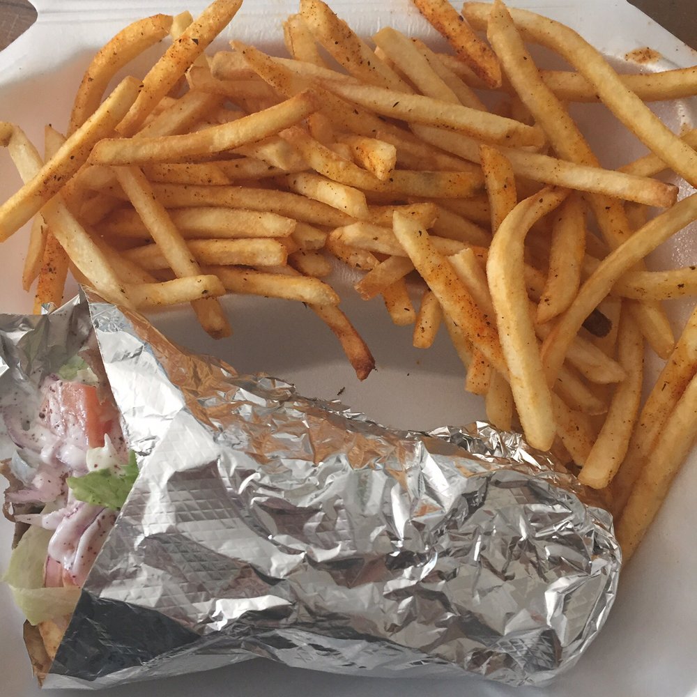 Gyros & Kabobs - Original gyro and French fries - Mediterranean Near Me - Denver, Colorado