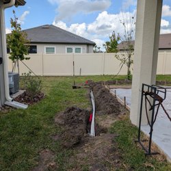 SOS Irrigation Repair - Running new sprinkler line