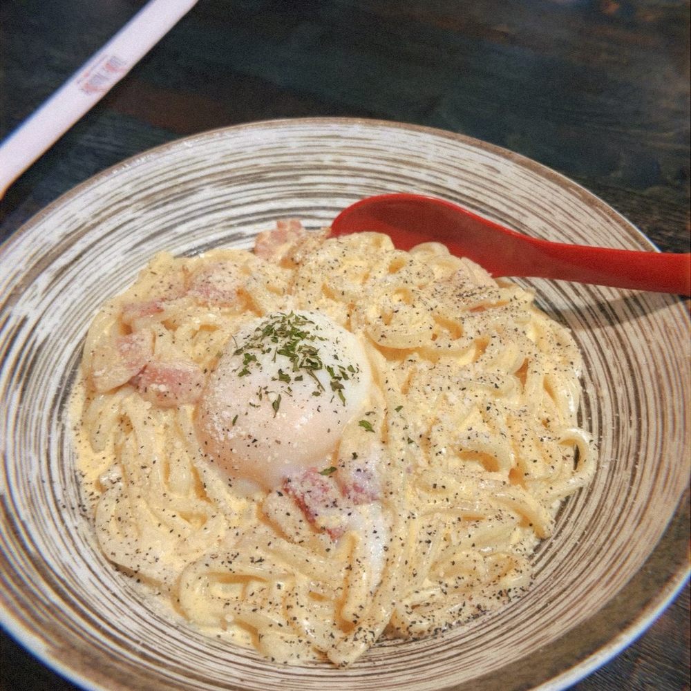 Oodle Noodle - Carbonara Udon - Noodles Near Me - Las Vegas, Nevada