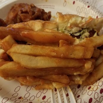 Kim's Wings - a plate of fries and coleslaw - Chicken Wings Near Me - Cleveland, Ohio