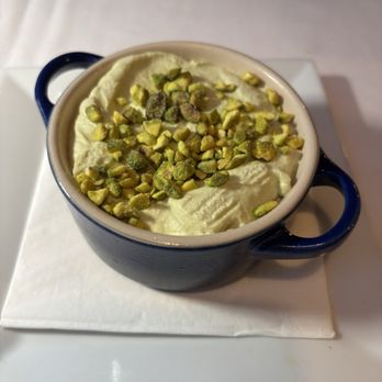 The Med - Tiramisu with pistachios - Mediterranean Near Me - Naples, Florida The Med - Tiramisu with pistachios - Mediterranean Near Me - Naples, Florida