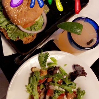 317 Burger - Tenderloin, side salad and Mule - Burgers Near Me - Indianapolis, Indiana